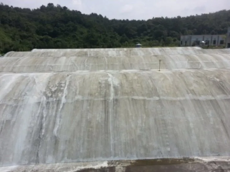 Management Building Rooftop Polyurea Waterproofing - Before