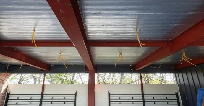 Community Facility Ceiling Construction