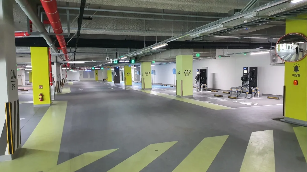 Indoor Parking Lot – After Construction